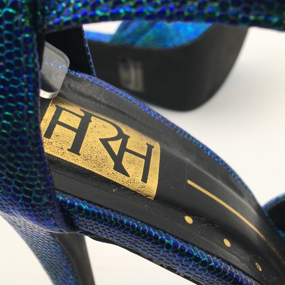 FRH Iridescent Snakeskin’ Gladiator Platforms - Picture 5 of 6